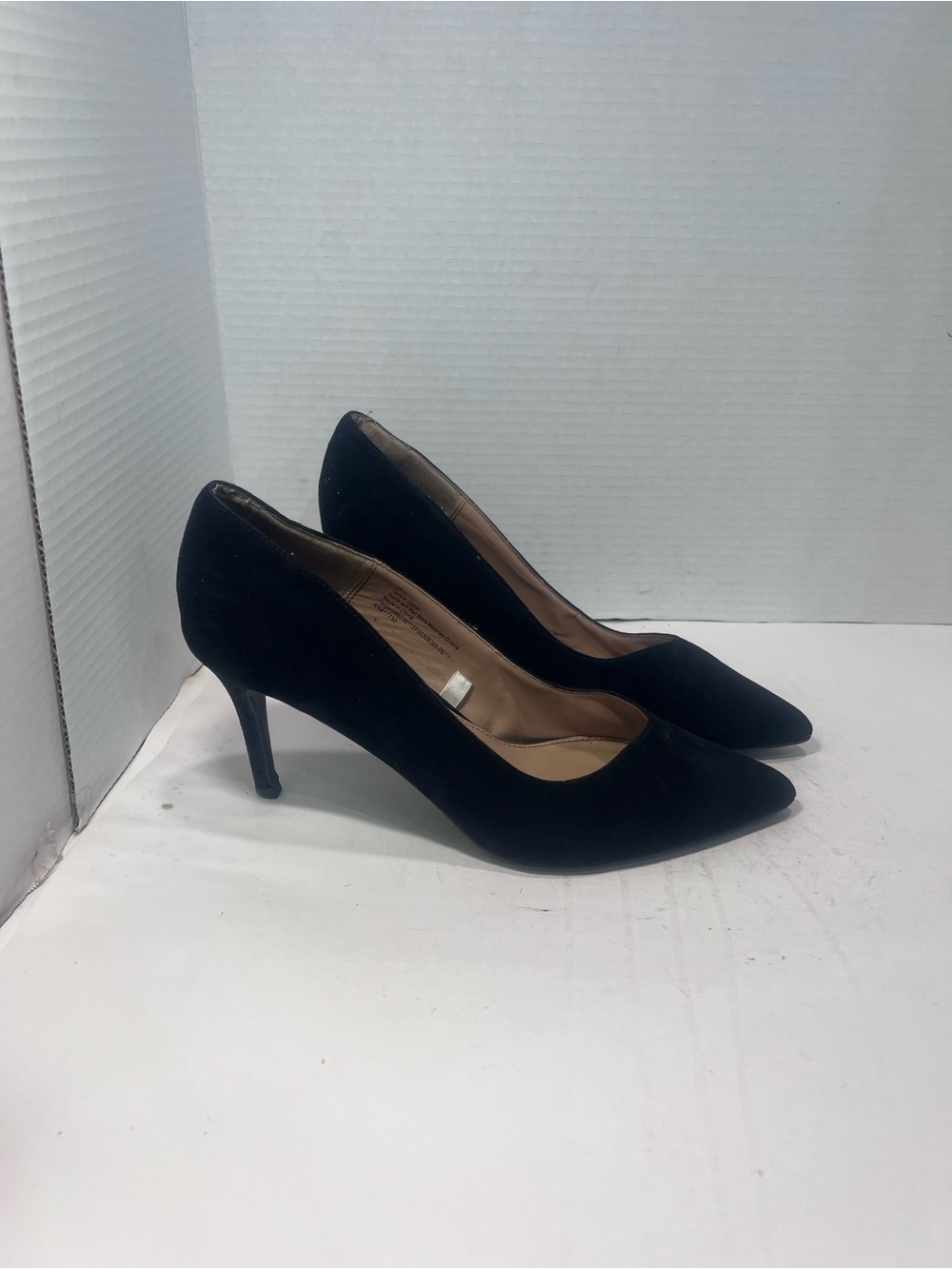 a new day Black Pointed-Toe Suede Pumps - Women's Heels